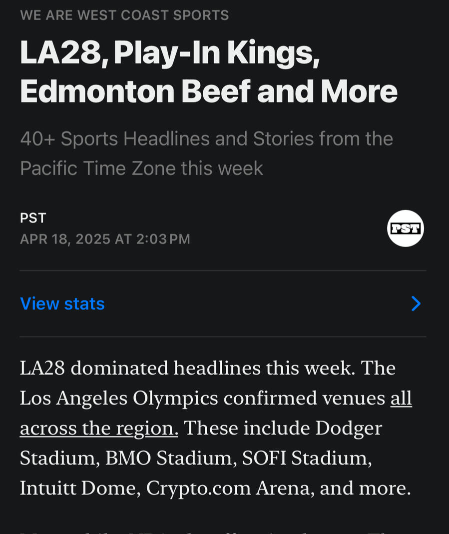 West Coast Sports Reads by PST Media